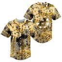 Floral NHL Boston Bruins Baseball Jersey Gift For Best Friend Floral NHL Boston Bruins Baseball Jersey Gift For Best Friend