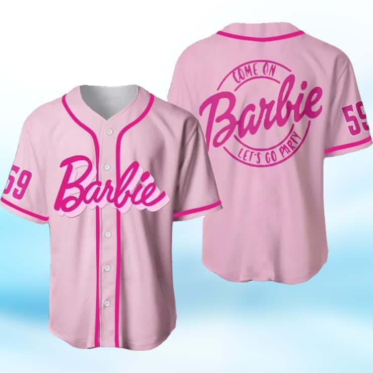 Barbie Baseball Jersey Come On Barbie Let's Go Party Barbie Baseball Jersey Come On Barbie Let's Go Party