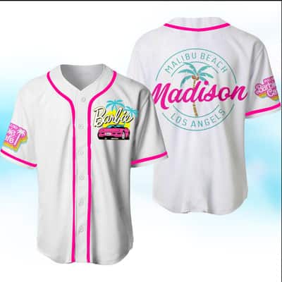 Barbie Baseball Jersey Malibu Beach Los Angeles Gift For Best Friend Barbie Baseball Jersey Malibu Beach Los Angeles Gift For Best Friend