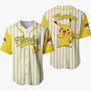 Pikachu Anime Baseball Jersey Cool Gift For Friend