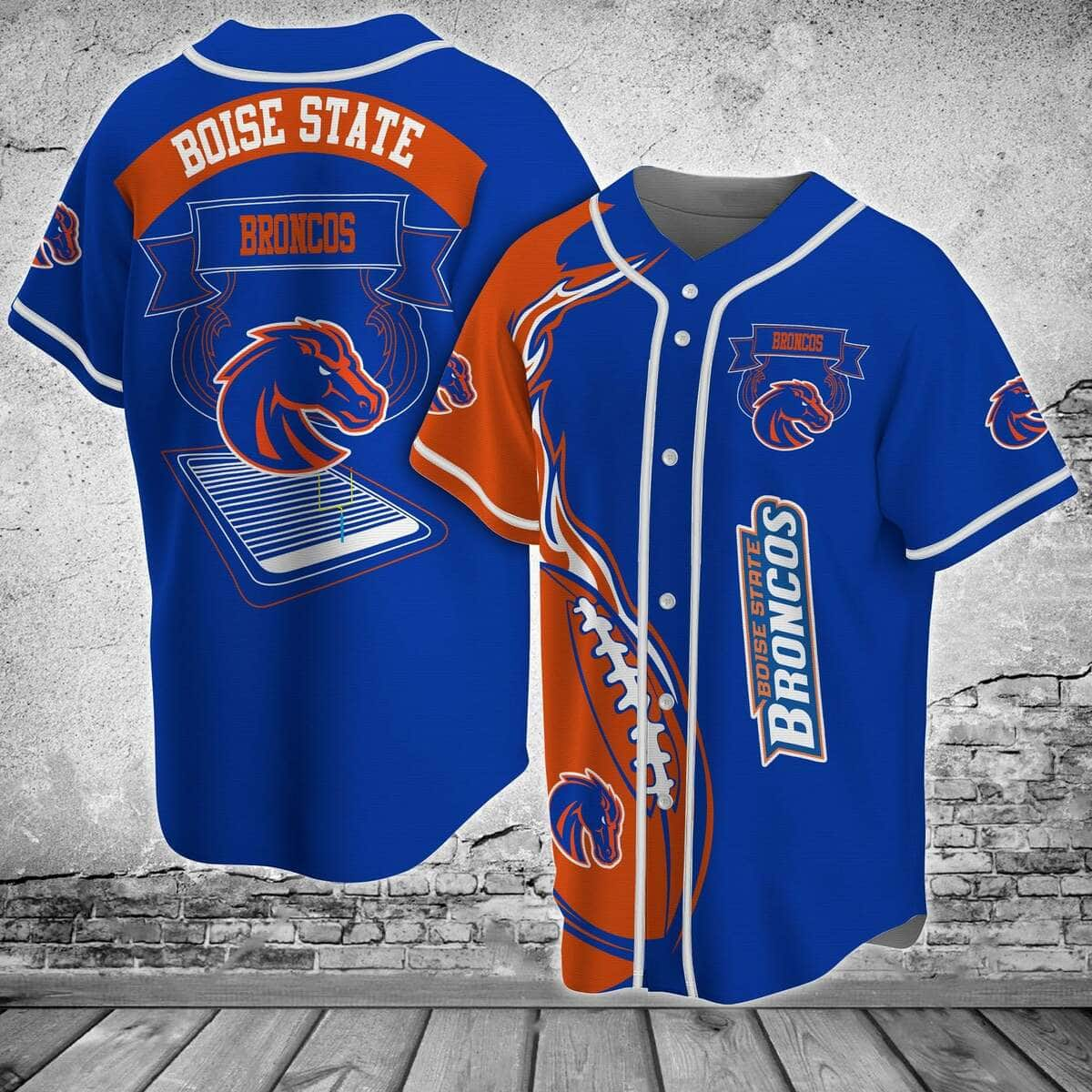 NCAA Boise State Broncos Baseball Jersey Gift For Friend