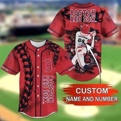 Boston Red Sox Baseball Jersey Custom Name And Number Gift For MLB Fans