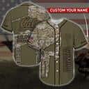 MLB California Golden Bears Baseball Jersey Camo Custom Name