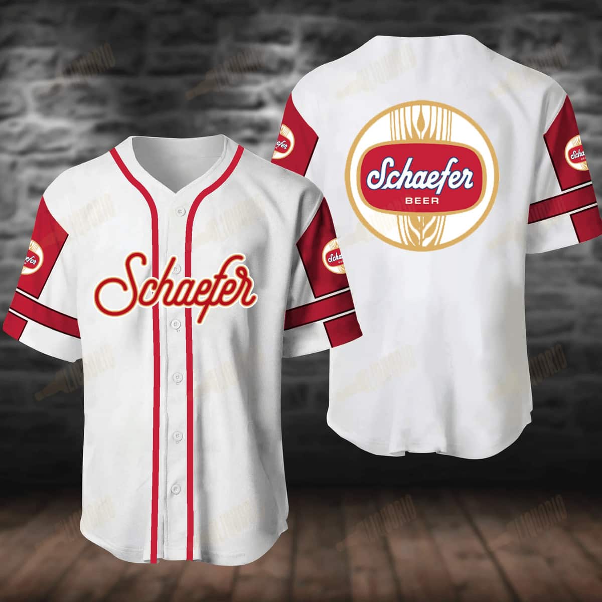 Schaefer Baseball Jersey Gift For Beer Lovers Schaefer Baseball Jersey Gift For Beer Lovers