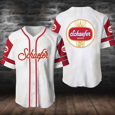 Schaefer Baseball Jersey Gift For Beer Lovers
