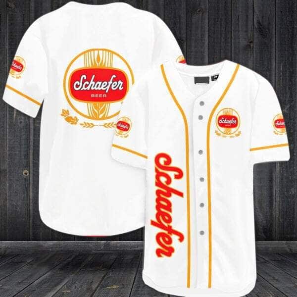 Schaefer Beer Baseball Jersey Gift For Him Schaefer Beer Baseball Jersey Gift For Him