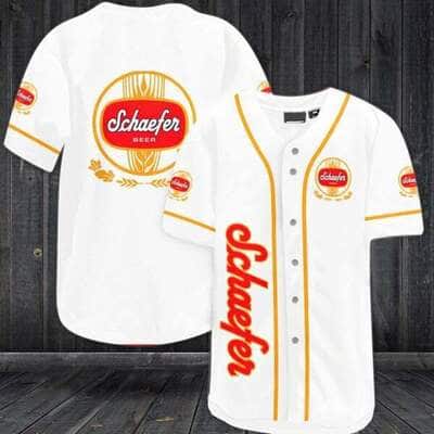 Schaefer Beer Baseball Jersey Gift For Him Schaefer Beer Baseball Jersey Gift For Him