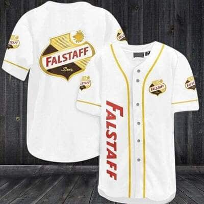 Falstaff Beer Baseball Jersey Gift For Sporty Husband Falstaff Beer Baseball Jersey Gift For Sporty Husband