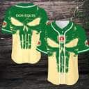 Retro Skull Dos Equis Baseball Jersey Gift For Beer Drinkers