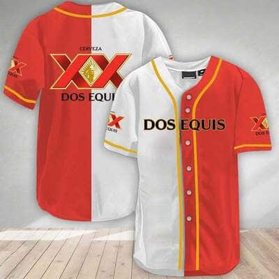 Dos Equis Beer Baseball Jersey Gift For Sport Dad