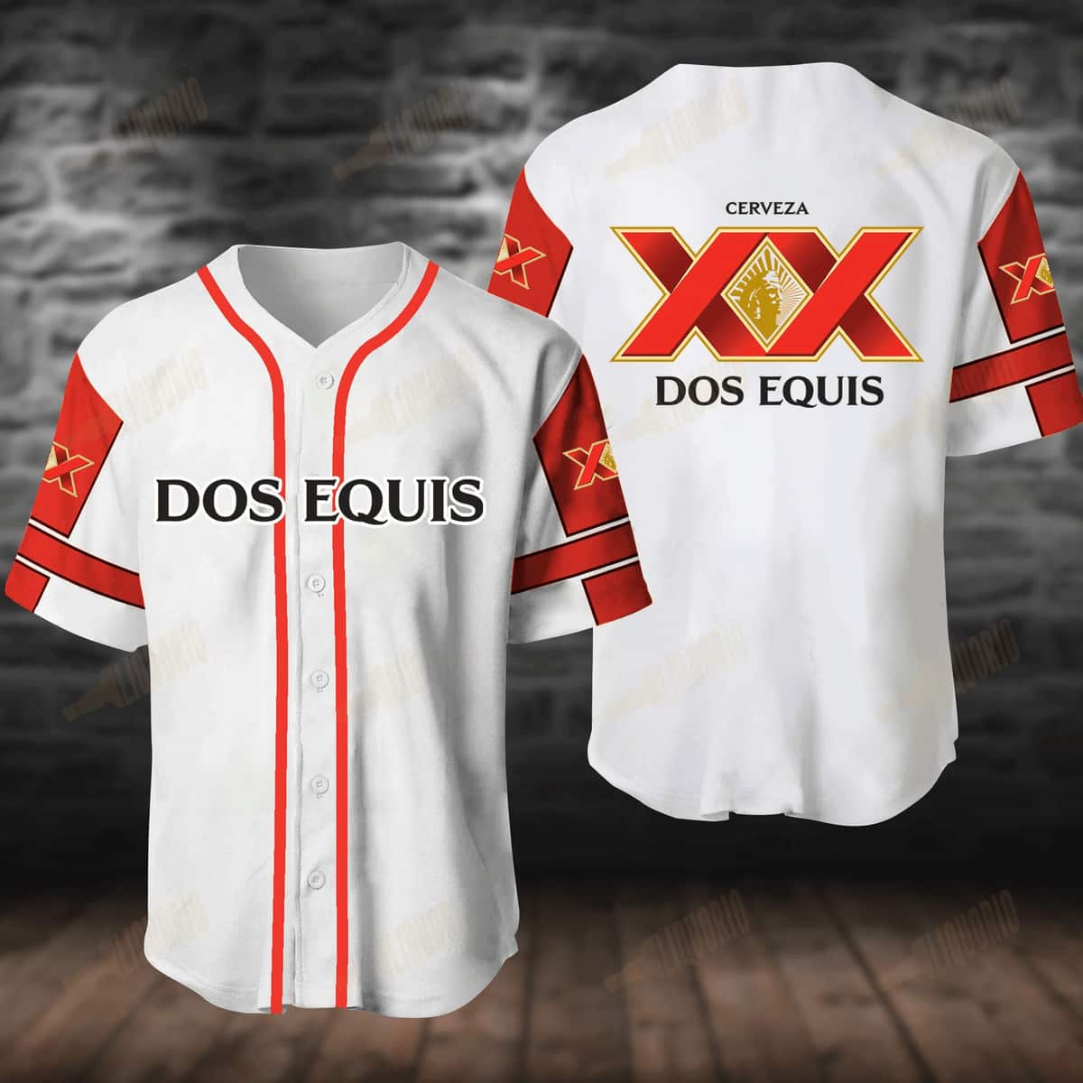 Dos Equis Baseball Jersey Beer Lovers Gift Dos Equis Baseball Jersey Beer Lovers Gift