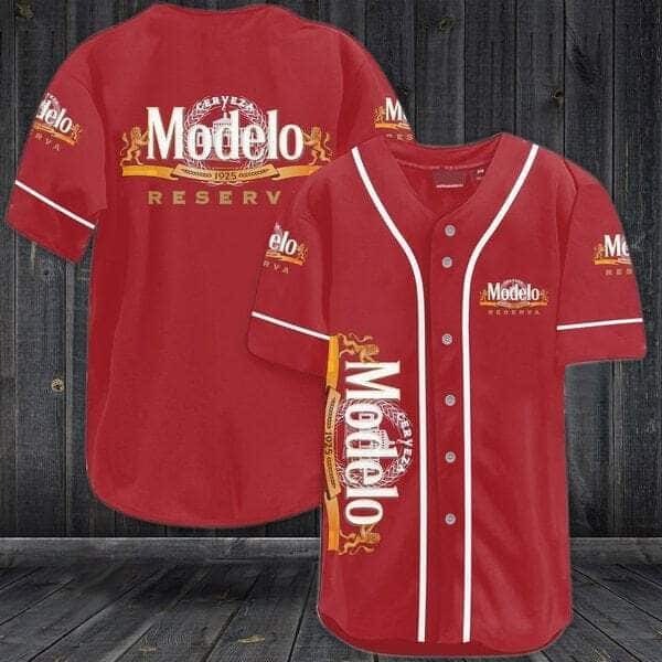 Cerveza Modelo Reserva Baseball Jersey Gift For Beer Lovers Cerveza Modelo Reserva Baseball Jersey Gift For Beer Lovers