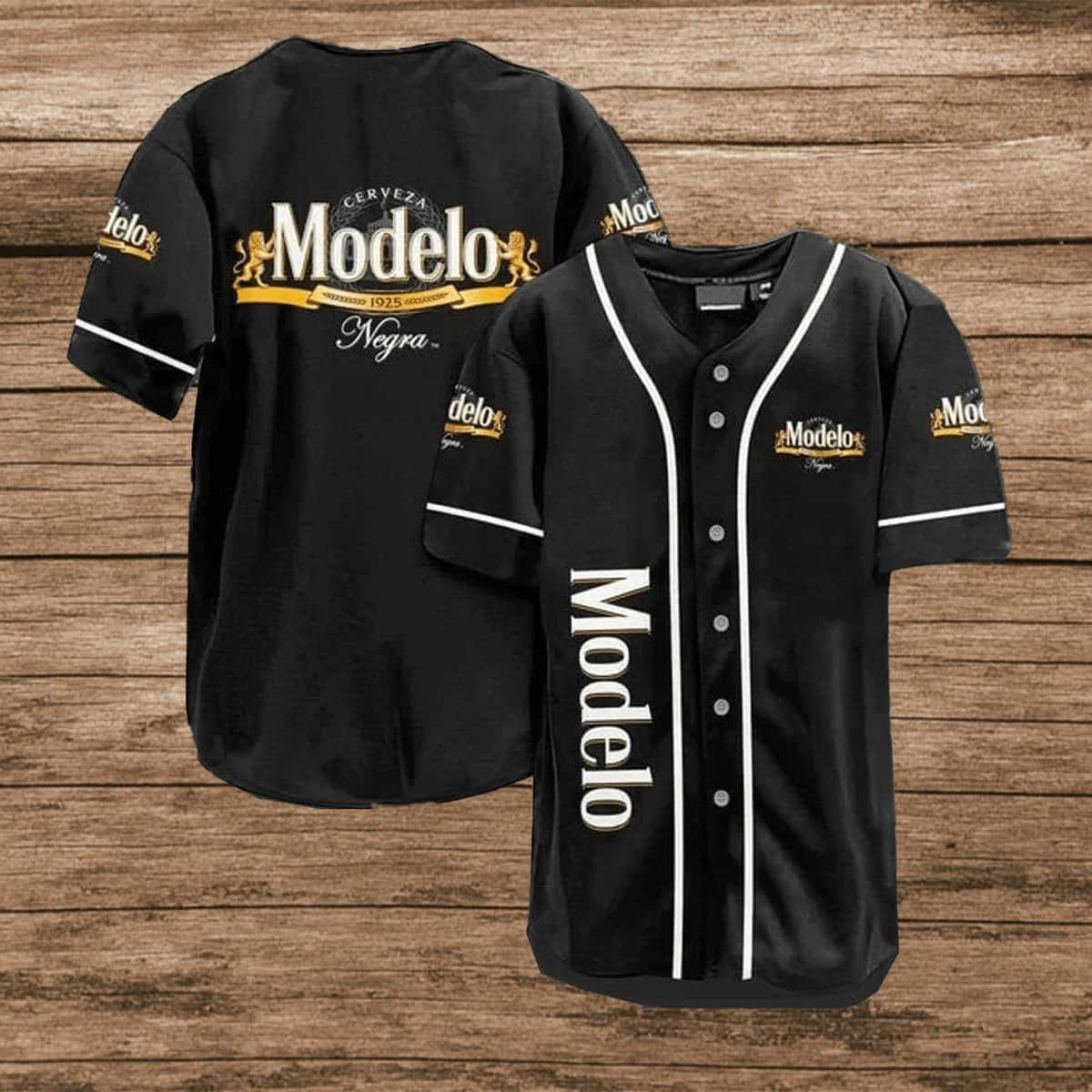 Cerveza Modelo Negra Baseball Jersey Beer Lovers Gift