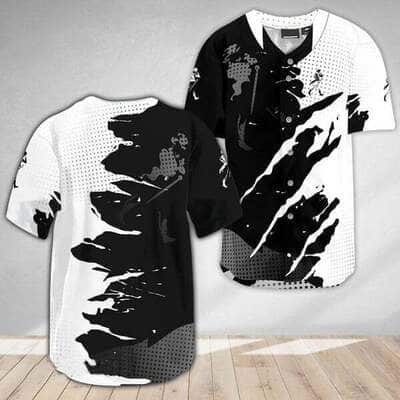 Johnnie Walker Baseball Jersey Metal Crack Pattern Gift For Sport Dad Johnnie Walker Baseball Jersey Metal Crack Pattern Gift For Sport Dad