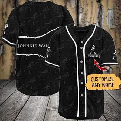 Johnnie Walker Baseball Jersey Gift For Whisky Lovers Custom Name