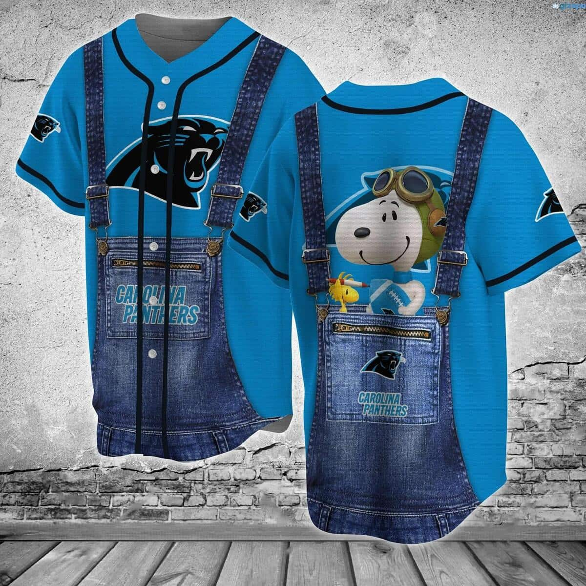 NFL Carolina Panthers Baseball Jersey Gift For Football Players