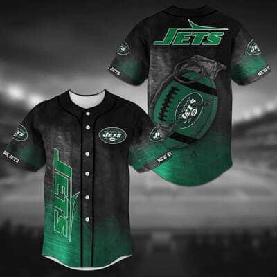 NFL New York Jets Baseball Jersey Gift For Football Coach NFL New York Jets Baseball Jersey Gift For Football Coach