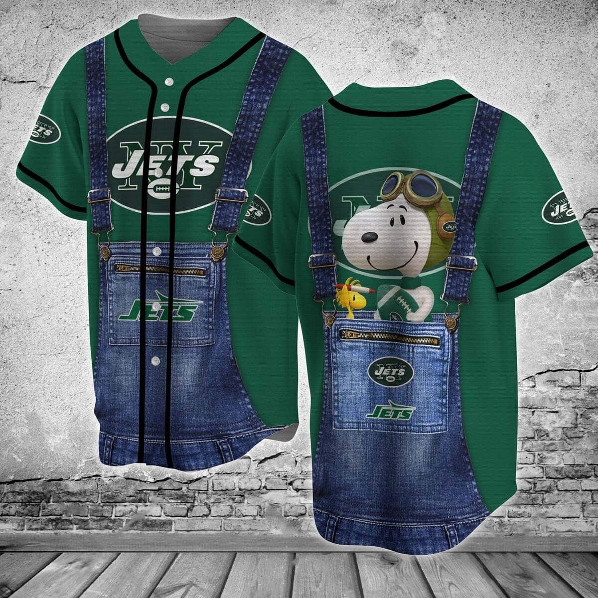 New York Jets NFL Baseball Jersey Gift For Football Players New York Jets NFL Baseball Jersey Gift For Football Players