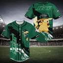 Pikachu NFL New York Jets Baseball Jersey Football Gift For Boyfriend Pikachu NFL New York Jets Baseball Jersey Football Gift For Boyfriend