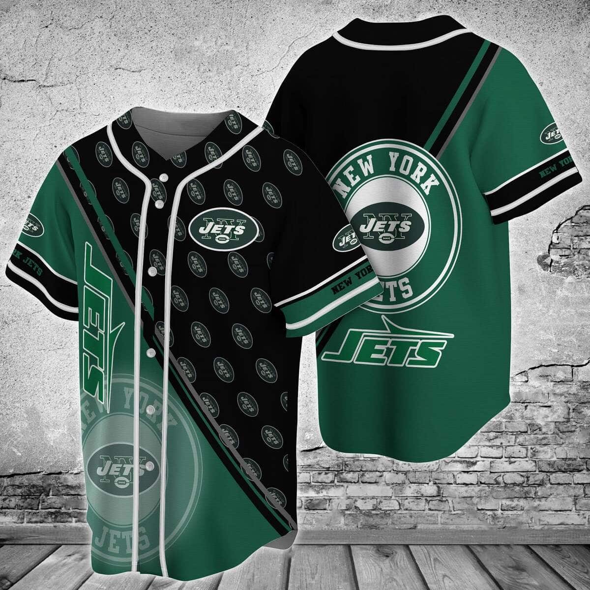 NFL New York Jets Baseball Jersey Football Gift For Players NFL New York Jets Baseball Jersey Football Gift For Players
