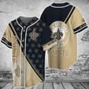 NFL New Orleans Saints Baseball Jersey Gift For Football Fans NFL New Orleans Saints Baseball Jersey Gift For Football Fans