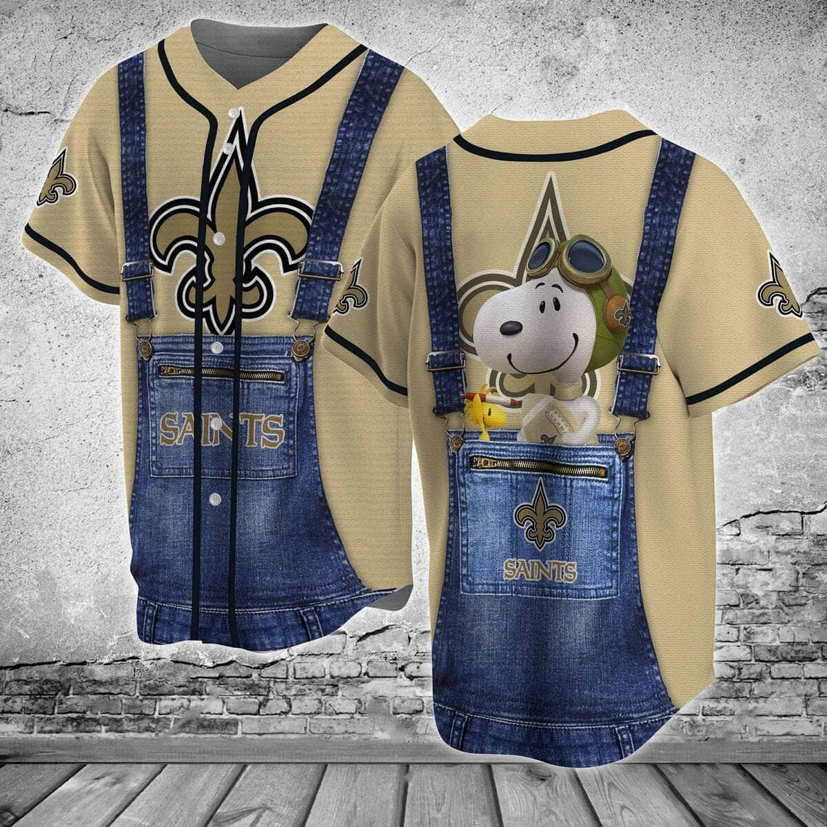 NFL New Orleans Saints Baseball Jersey Gift For Boyfriend