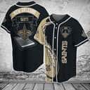 NFL New Orleans Saints Baseball Jersey Best Gift For Football Fans NFL New Orleans Saints Baseball Jersey Best Gift For Football Fans
