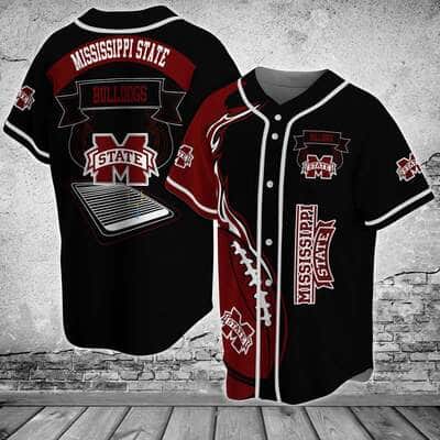 Basic NCAA Mississippi State Bulldogs Baseball Jersey Gift For Him Basic NCAA Mississippi State Bulldogs Baseball Jersey Gift For Him
