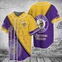 NFL Minnesota Vikings Baseball Jersey Gift For Football Fans NFL Minnesota Vikings Baseball Jersey Gift For Football Fans