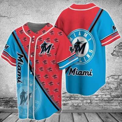 MLB Miami Marlins Baseball Jersey Gift For Baseball Fans