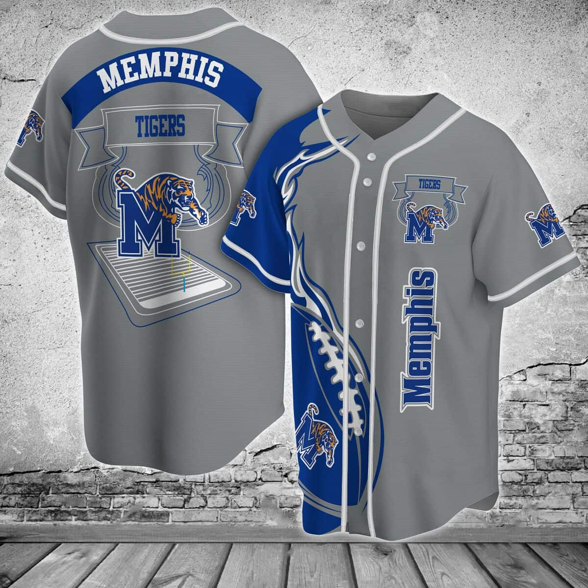 NFL Memphis Tigers Baseball Jersey Gift For Football Fans