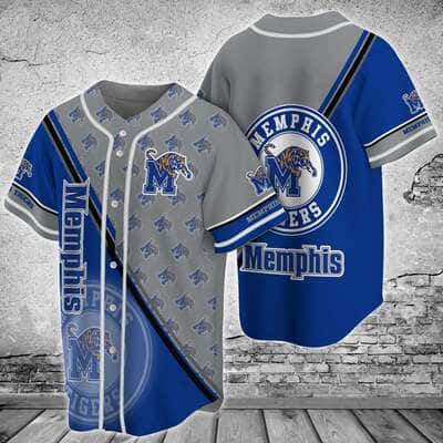 NFL Memphis Tigers Baseball Jersey Football Gift For Players NFL Memphis Tigers Baseball Jersey Football Gift For Players