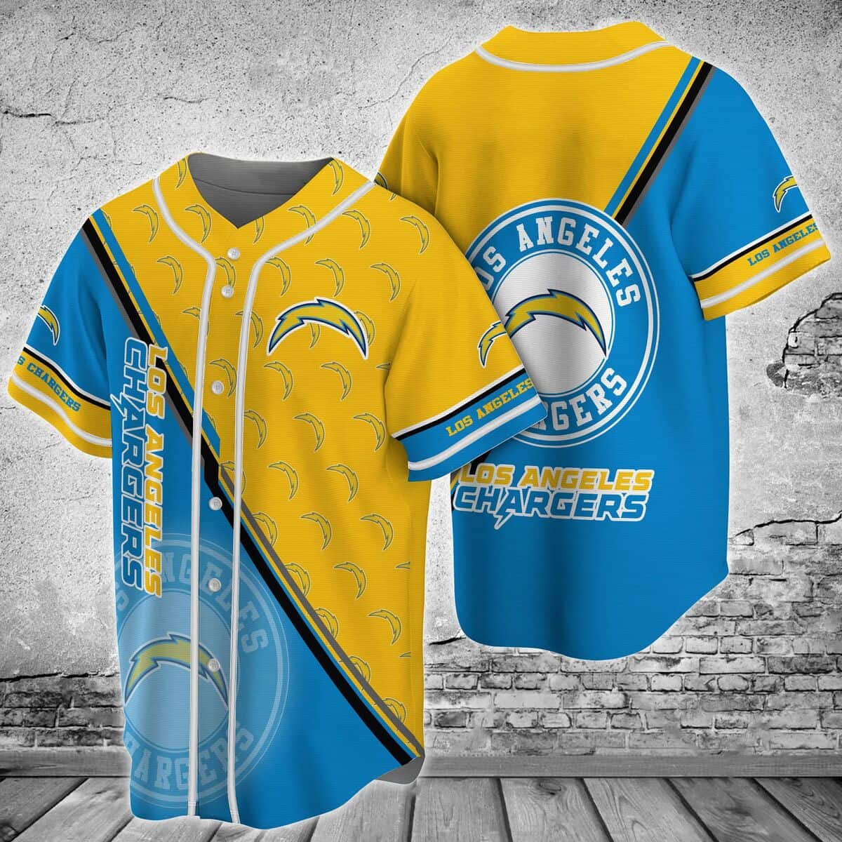 NFL Los Angeles Chargers Baseball Jersey Gift For Football Players NFL Los Angeles Chargers Baseball Jersey Gift For Football Players