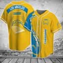 Basic NFL Los Angeles Chargers Baseball Jersey Gift For Football Fans Basic NFL Los Angeles Chargers Baseball Jersey Gift For Football Fans