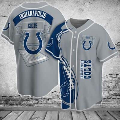 NFL Indianapolis Colts Baseball Jersey Gift For Football Fans NFL Indianapolis Colts Baseball Jersey Gift For Football Fans