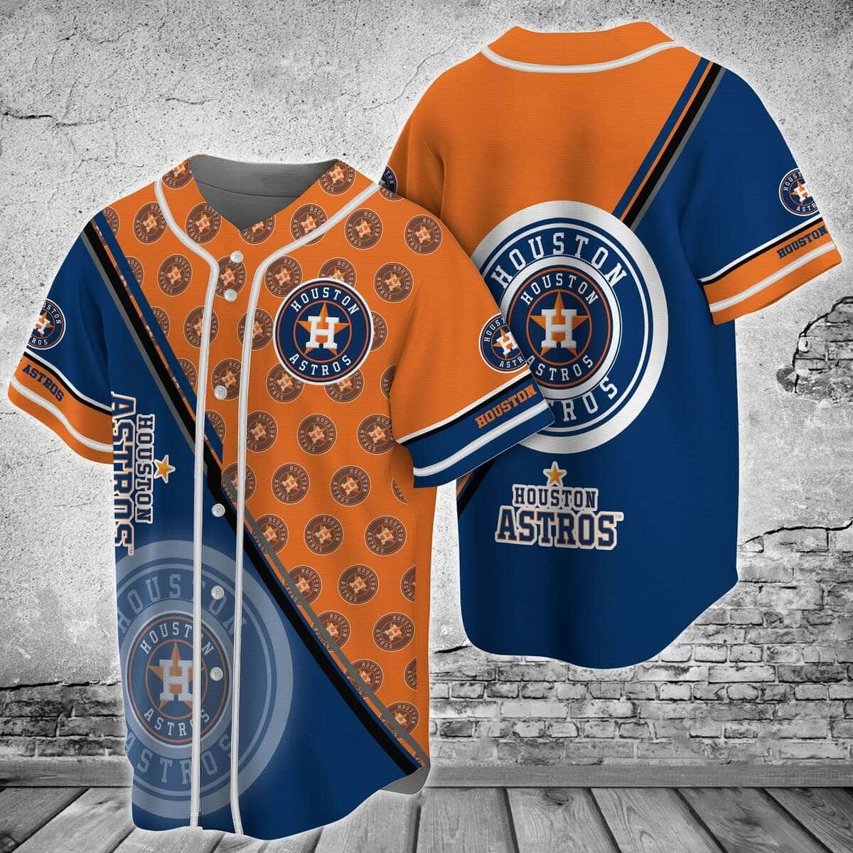 MLB Houston Astros Baseball Jersey Gift For Him MLB Houston Astros Baseball Jersey Gift For Him