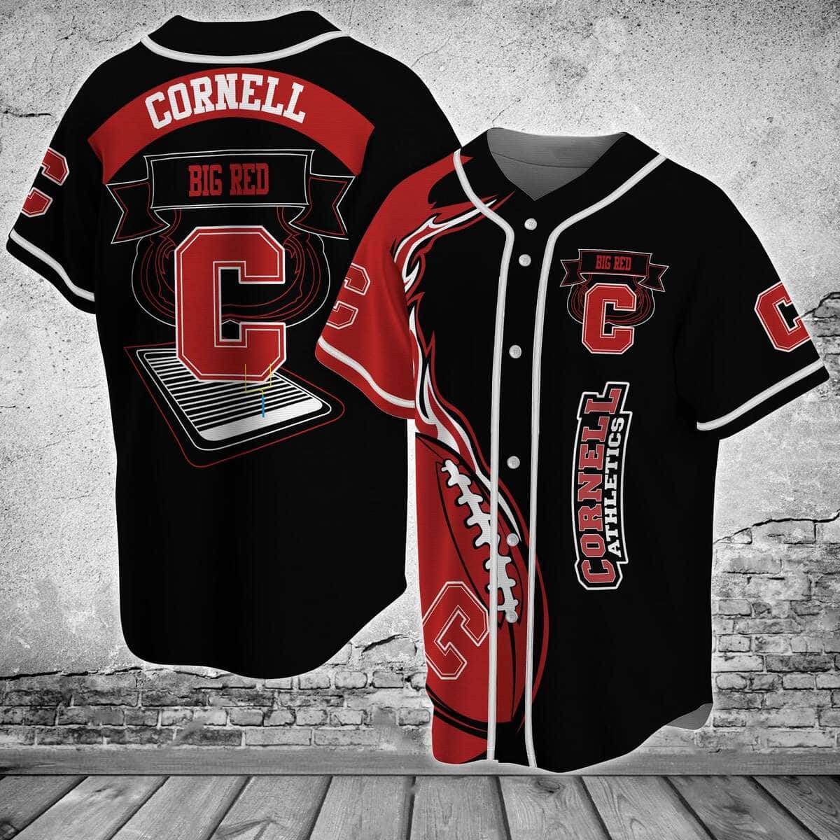 MLB Cornell Big Red Baseball Jersey Baseball Fans Gift MLB Cornell Big Red Baseball Jersey Baseball Fans Gift