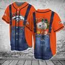 NFL Denver Broncos Baseball Jersey Gift For Best Friend NFL Denver Broncos Baseball Jersey Gift For Best Friend