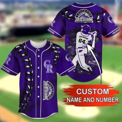 MLB Colorado Rockies Baseball Jersey Custom Name Number Gift For Sport Dad