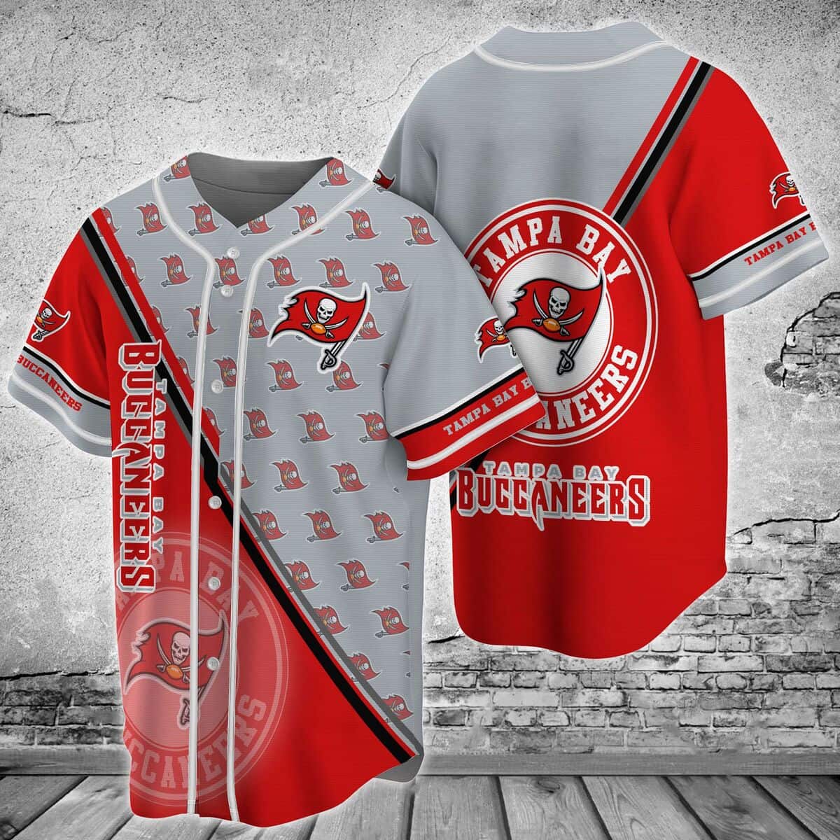 NFL Tampa Bay Buccaneers Baseball Jersey Gift For Him NFL Tampa Bay Buccaneers Baseball Jersey Gift For Him