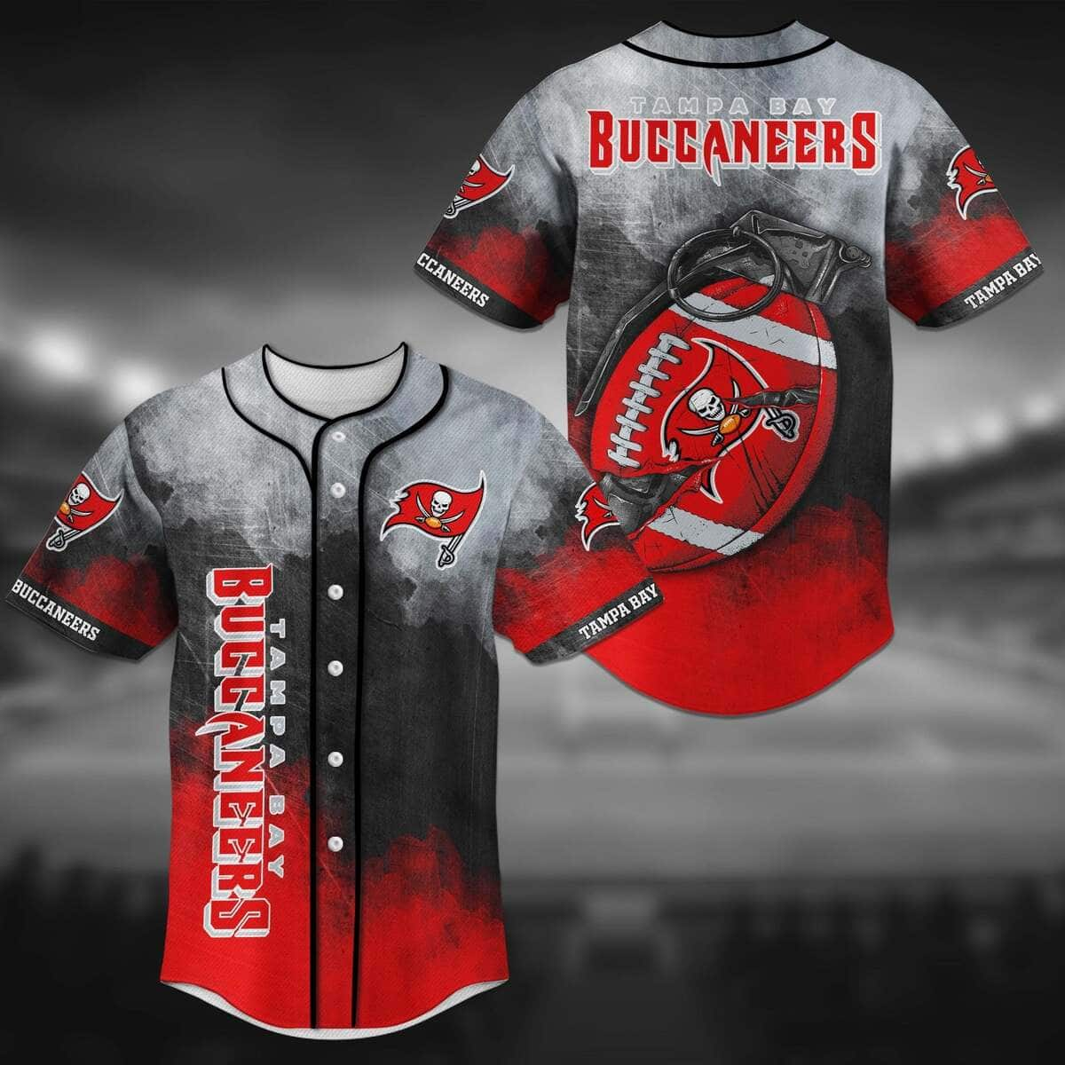 NFL Tampa Bay Buccaneers Baseball Jersey Gift For Sporty Husband