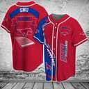 Classic NFL SMU Mustangs Baseball Jersey Gift For Him Classic NFL SMU Mustangs Baseball Jersey Gift For Him