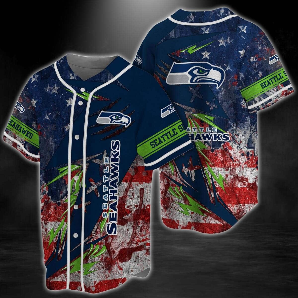 NFL Seattle Seahawks Baseball Jersey Gift For Him