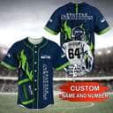 NFL Seattle Seahawks Baseball Jersey Custom Name And Number Gift For Sport Dad NFL Seattle Seahawks Baseball Jersey Custom Name And Number Gift For Sport Dad