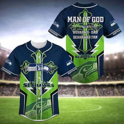 NFL Seattle Seahawks Baseball Jersey Gift For Sports Dad NFL Seattle Seahawks Baseball Jersey Gift For Sports Dad