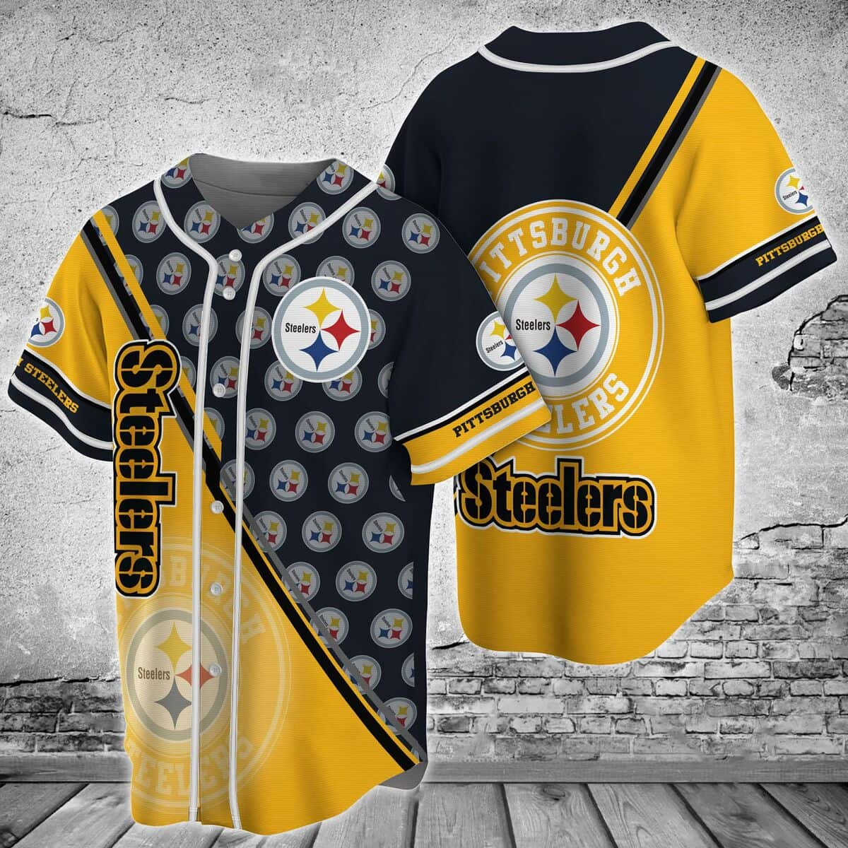 NFL Pittsburgh Steelers Baseball Jersey Gift For Sporty Husband