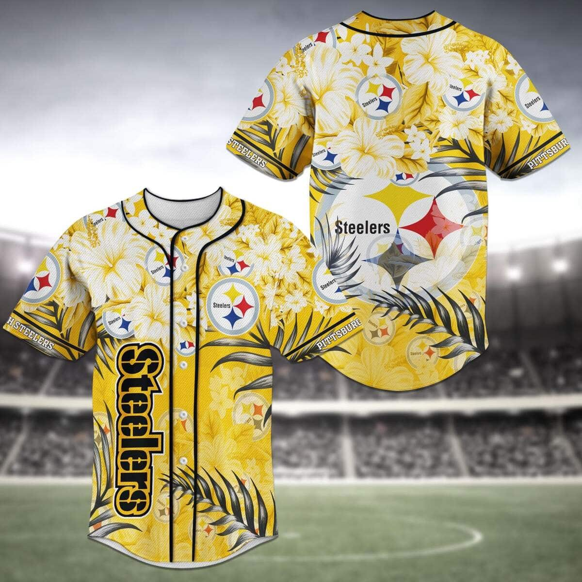 NFL Pittsburgh Steelers Baseball Jersey Gift For Sports Dad