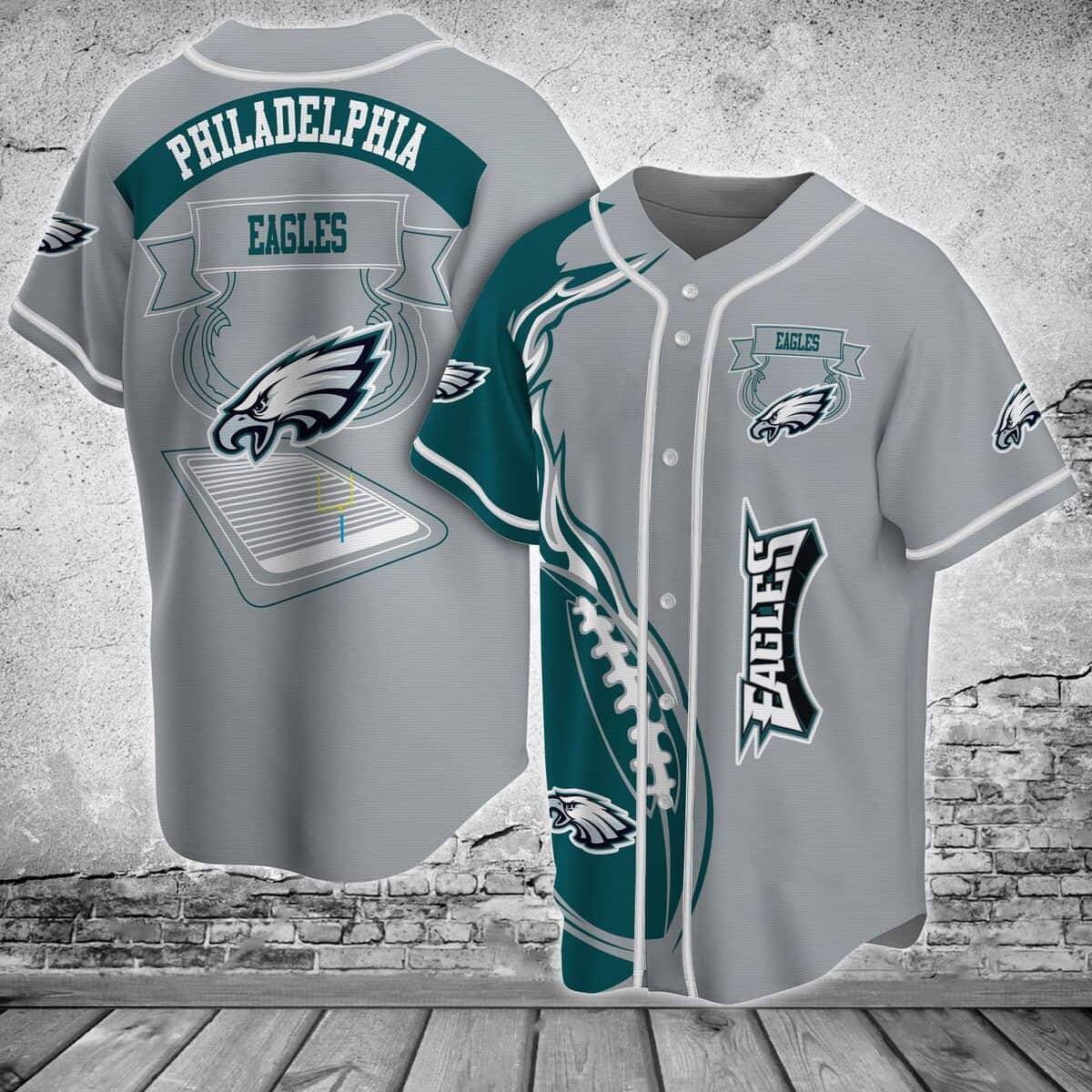 NFL Philadelphia Eagles Baseball Jersey Gift For Him NFL Philadelphia Eagles Baseball Jersey Gift For Him