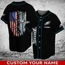 NFL Philadelphia Eagles Baseball Jersey Custom Name Football Gift For Boyfriend NFL Philadelphia Eagles Baseball Jersey Custom Name Football Gift For Boyfriend