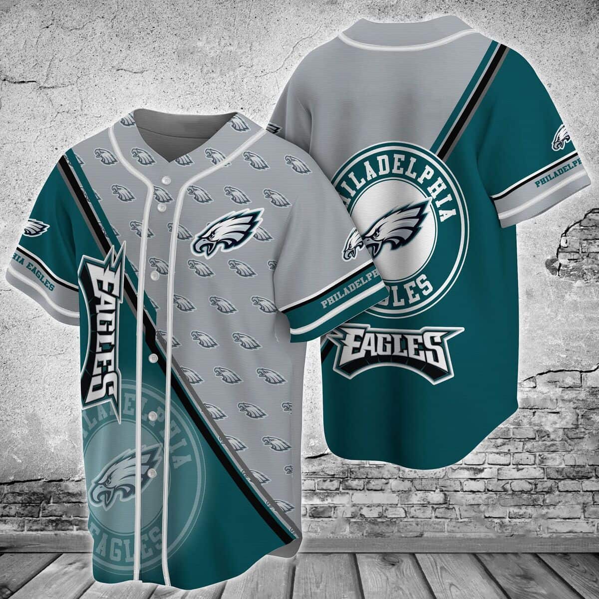 NFL Philadelphia Eagles Baseball Jersey Sports Gift For Him